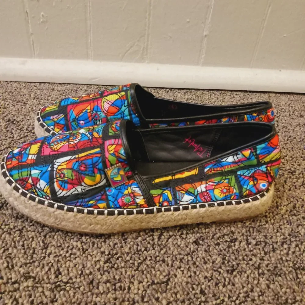 Clōe colorful quilted espidrills